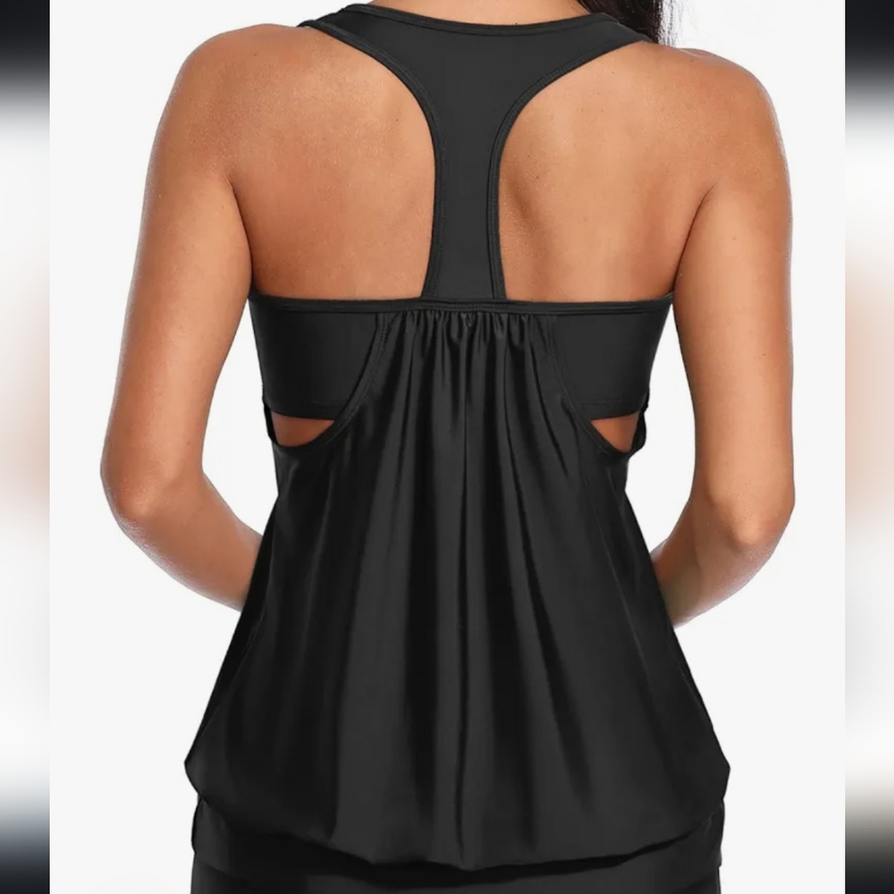 Nwt younique black tankini top
